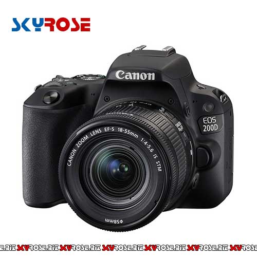 دوربین دیجیتال کانن EOS 200D لنز EF-S 18-55 mm f/4.5-5.6 IS STM